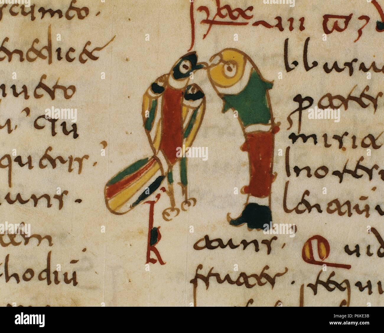 EPOCA VISIGODA. ESPAÑA. Bin ISCELANIA PATRISTICA'. Volúmen en pergamino