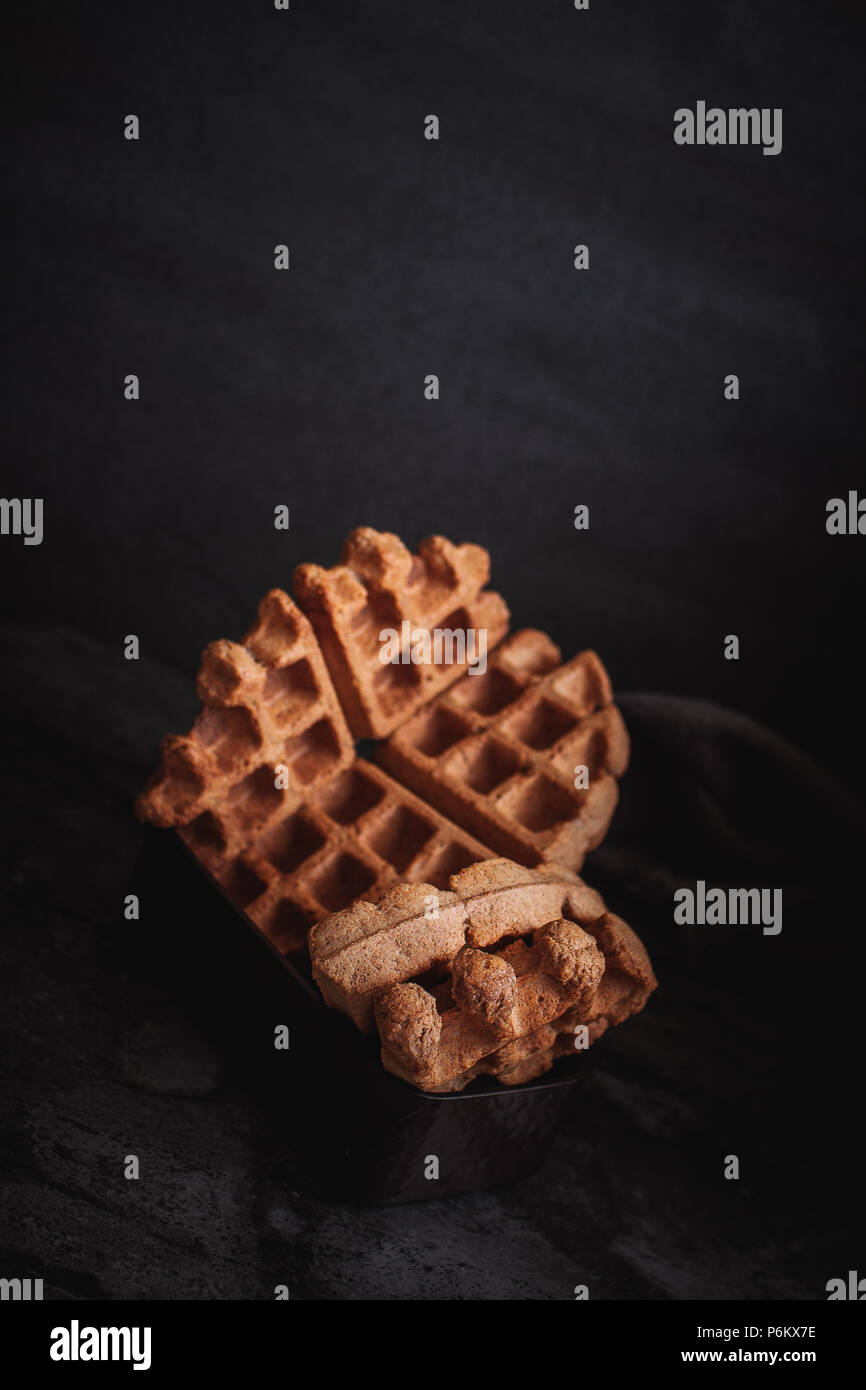 Belgische Waffeln Stockfoto