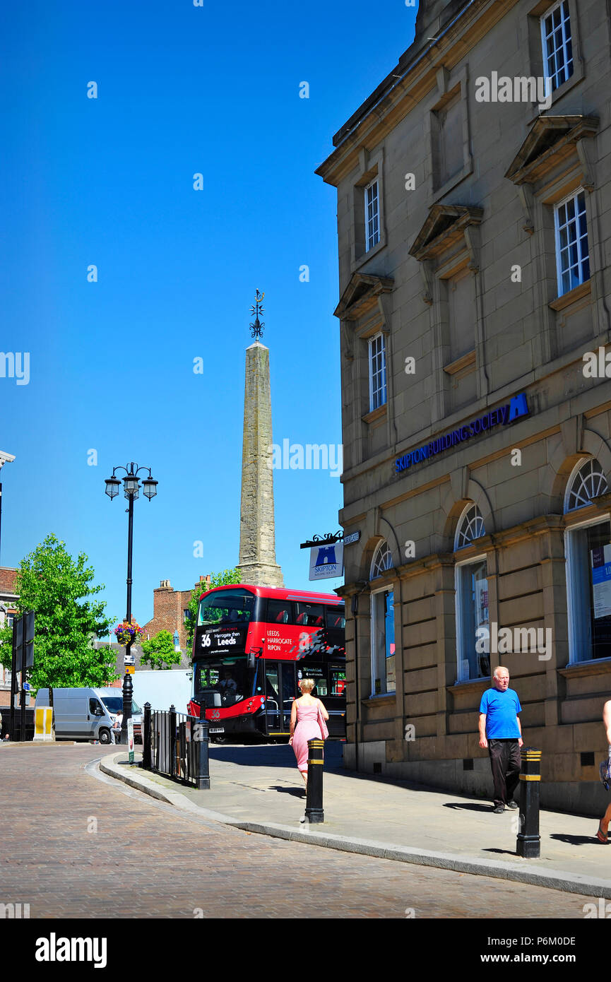 Ripon City Centre North Yorkshire England Großbritannien Stockfoto