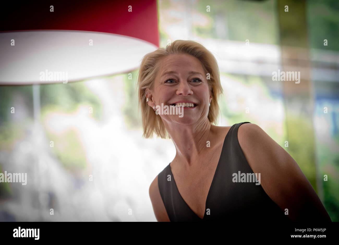 Dänische Schauspielerin Trine Dyrholm besucht die KVIFF sprechen Sie