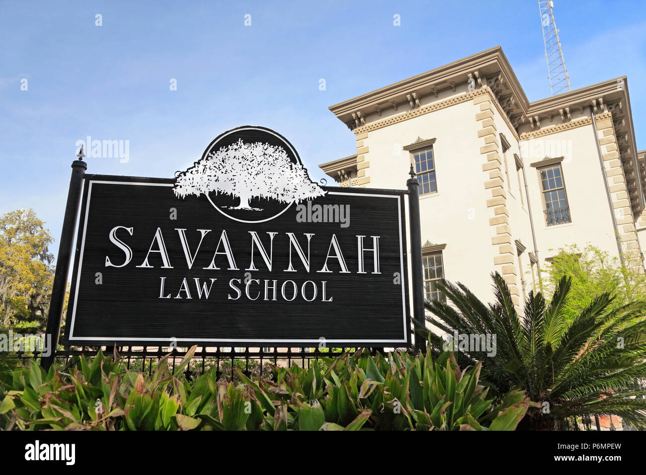 Savannah Law School, Savannah, Georgia. Stockfoto