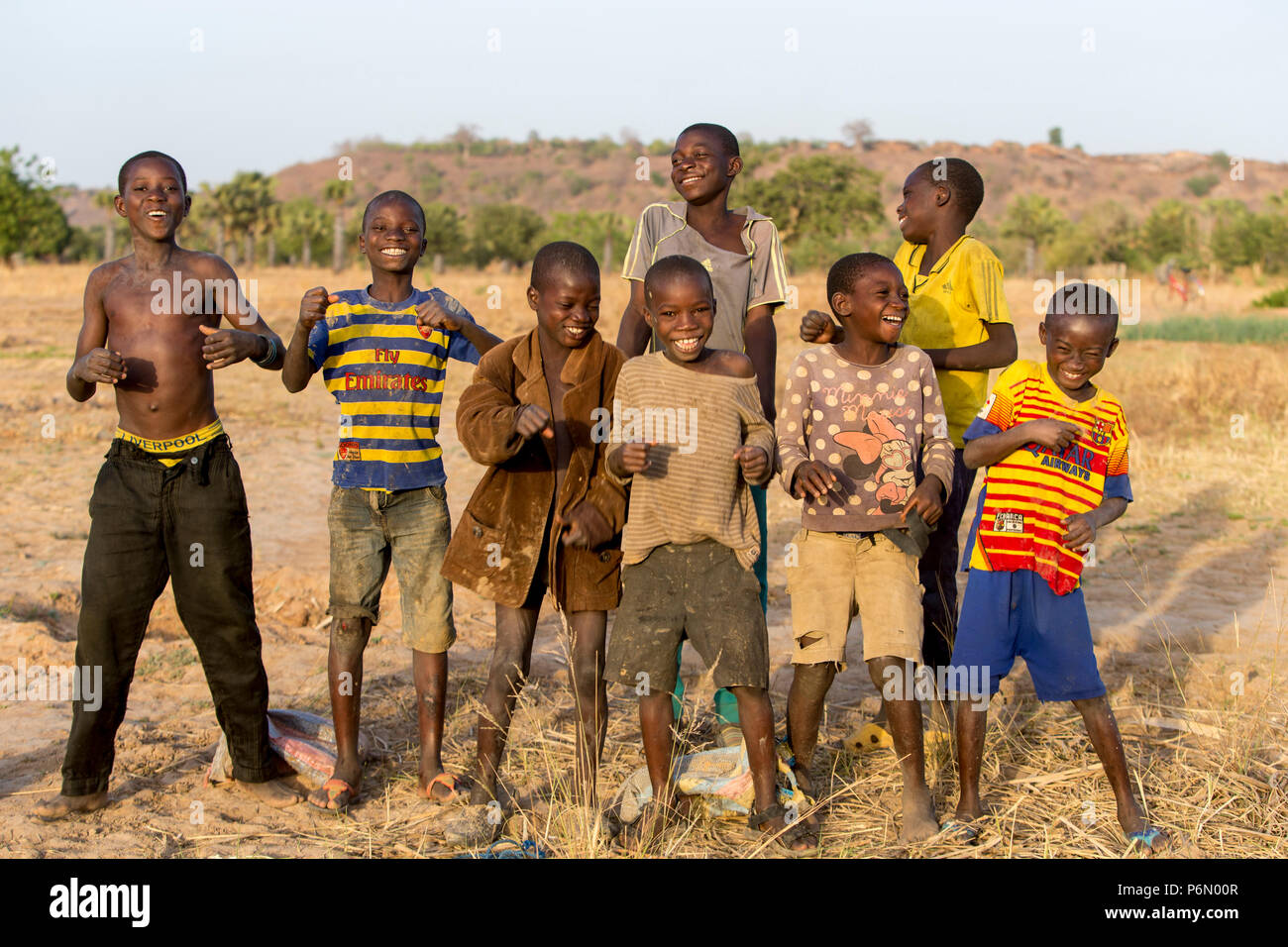 Jungen in Togo Karsome, Togo. Stockfoto