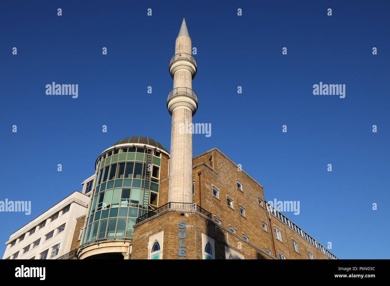 Türkische Moschee in London, Großbritannien. Stockfoto