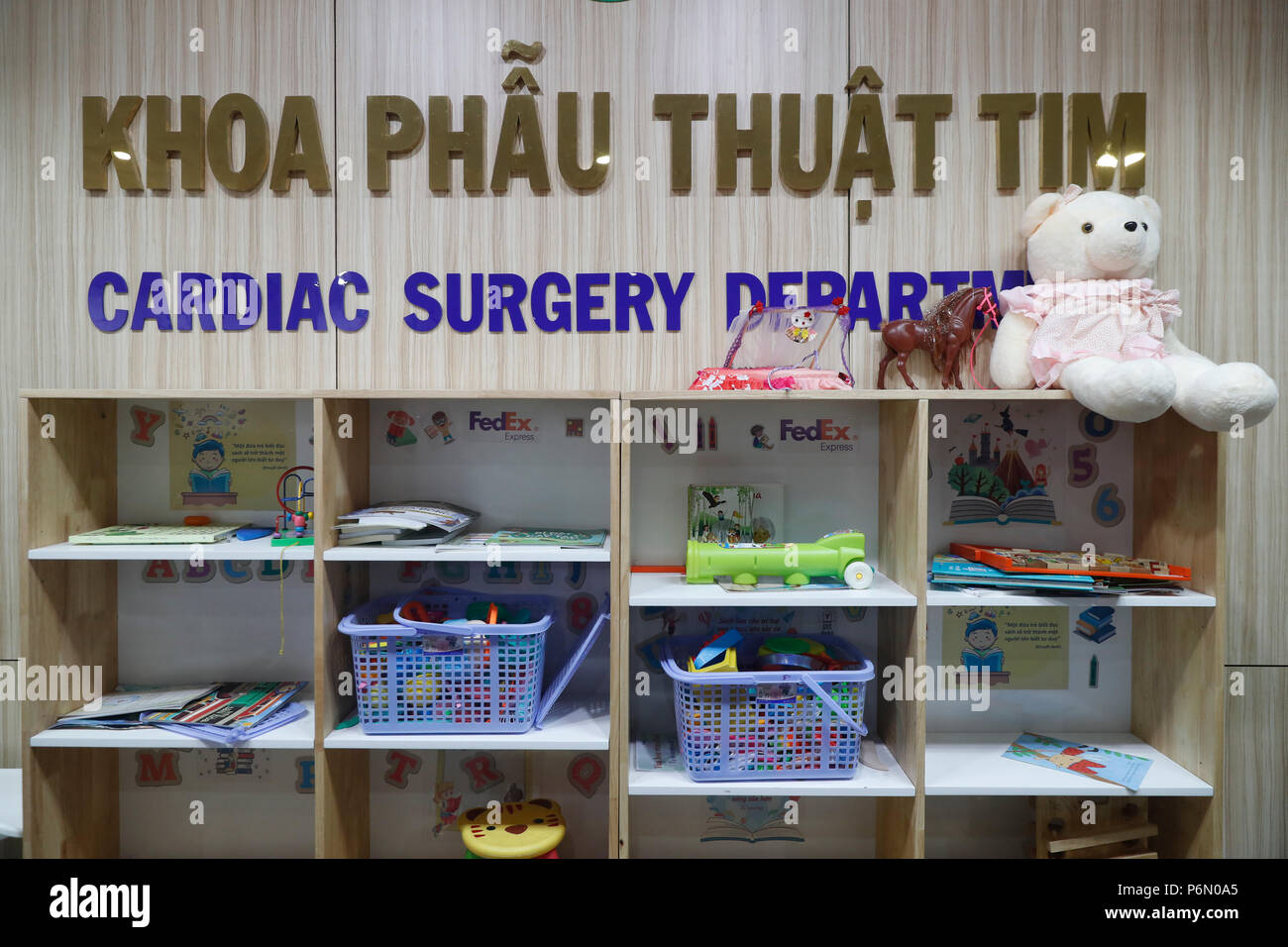 Tam Duc Kardiologie Krankenhaus. Ho Chi Minh City. Vietnam. Stockfoto