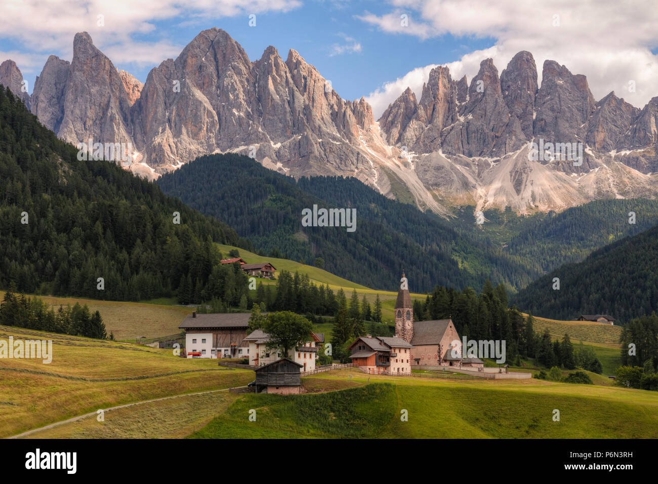 Santa Maddalena, Dolomiten, Trentino, Alto Adige, Italien, Europa Stockfoto