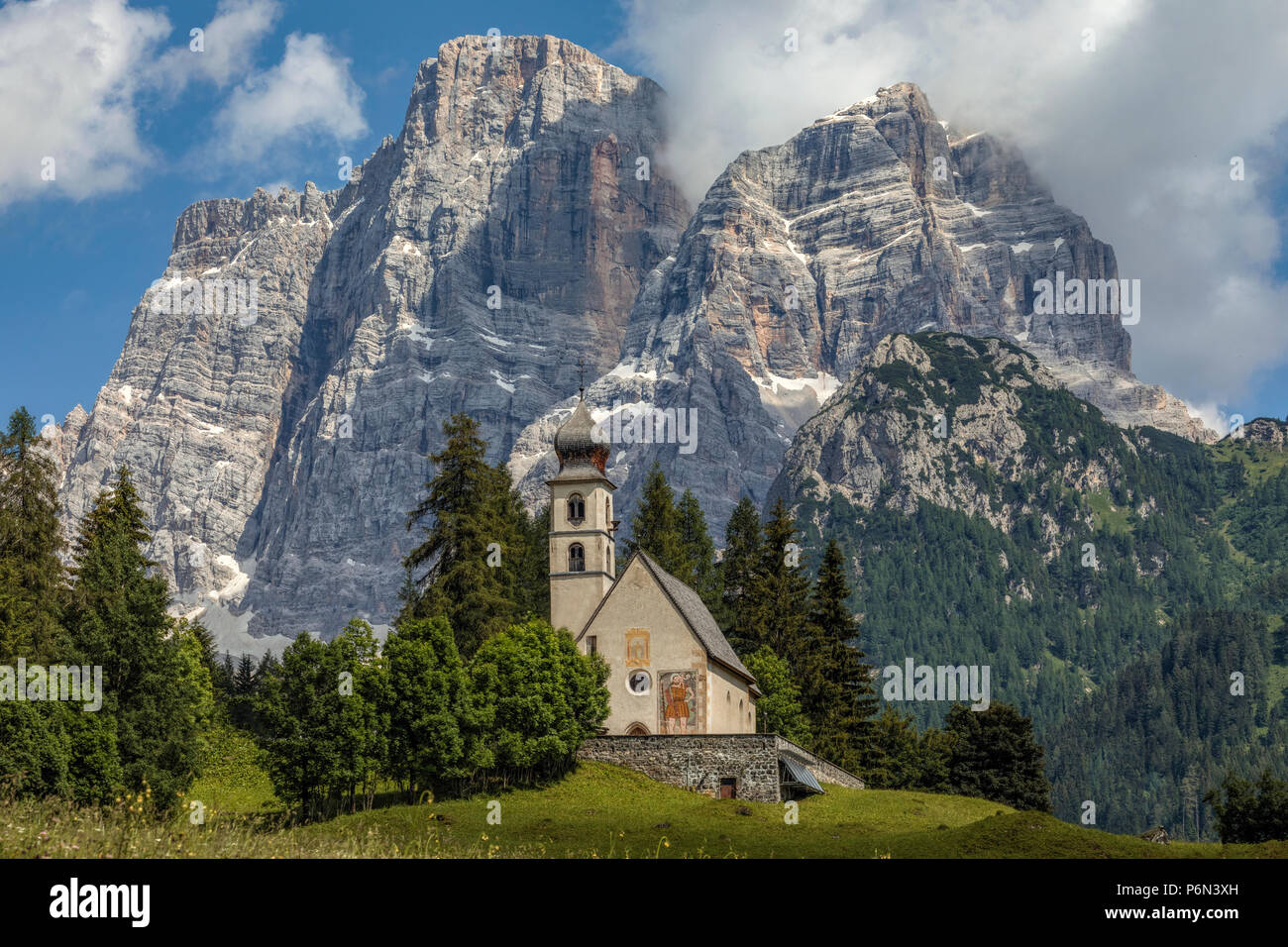 Selva di Cadore, Santa Fosca, Veneto, Dolomites, Italy, Europe Stockfoto