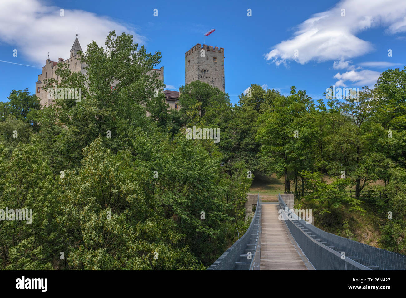 Bruneck, Castello di Brunico, Südtirol, Dolomiten, Italien, Europa Stockfoto