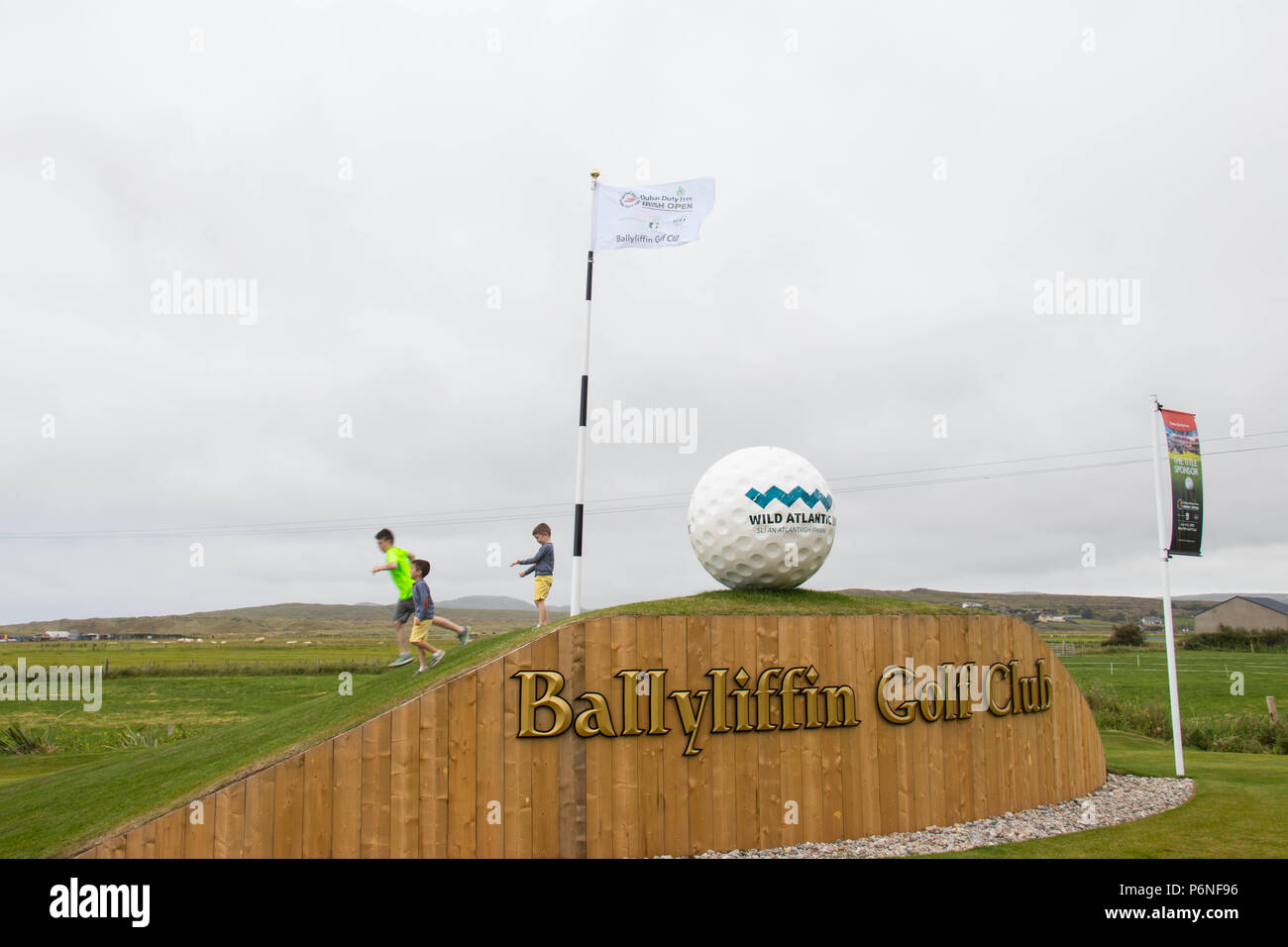 Ballyliffen Golfplatz Stockfoto