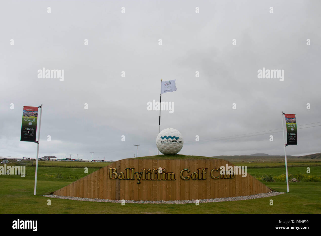 Ballyliffen Golfplatz Stockfoto