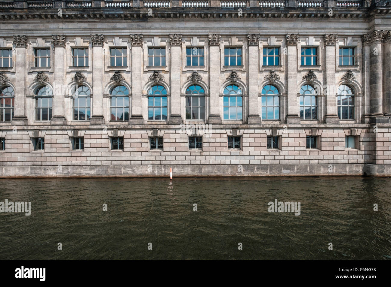 Berlin, Deutschland - Juni 2018: Historische Gebäude Fassade der Bode-Museum auf der Museumsinsel (Museumsinsel) in Berlin. Stockfoto