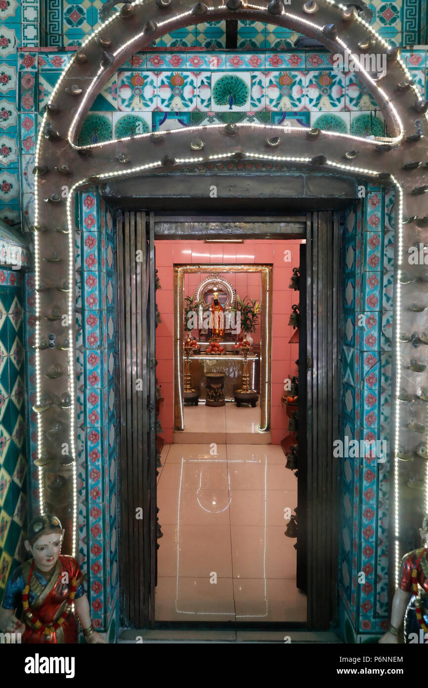 Sri Thenday Yutthapani Tempel. Sanctuary. Ho Chi Minh City. Vietnam. Stockfoto