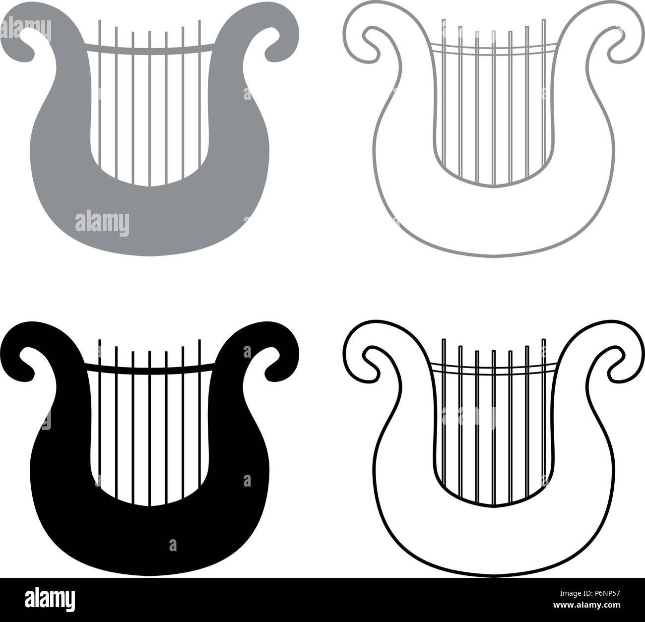Griechischer musiker und lyra Stock-Vektorgrafiken kaufen - Alamy