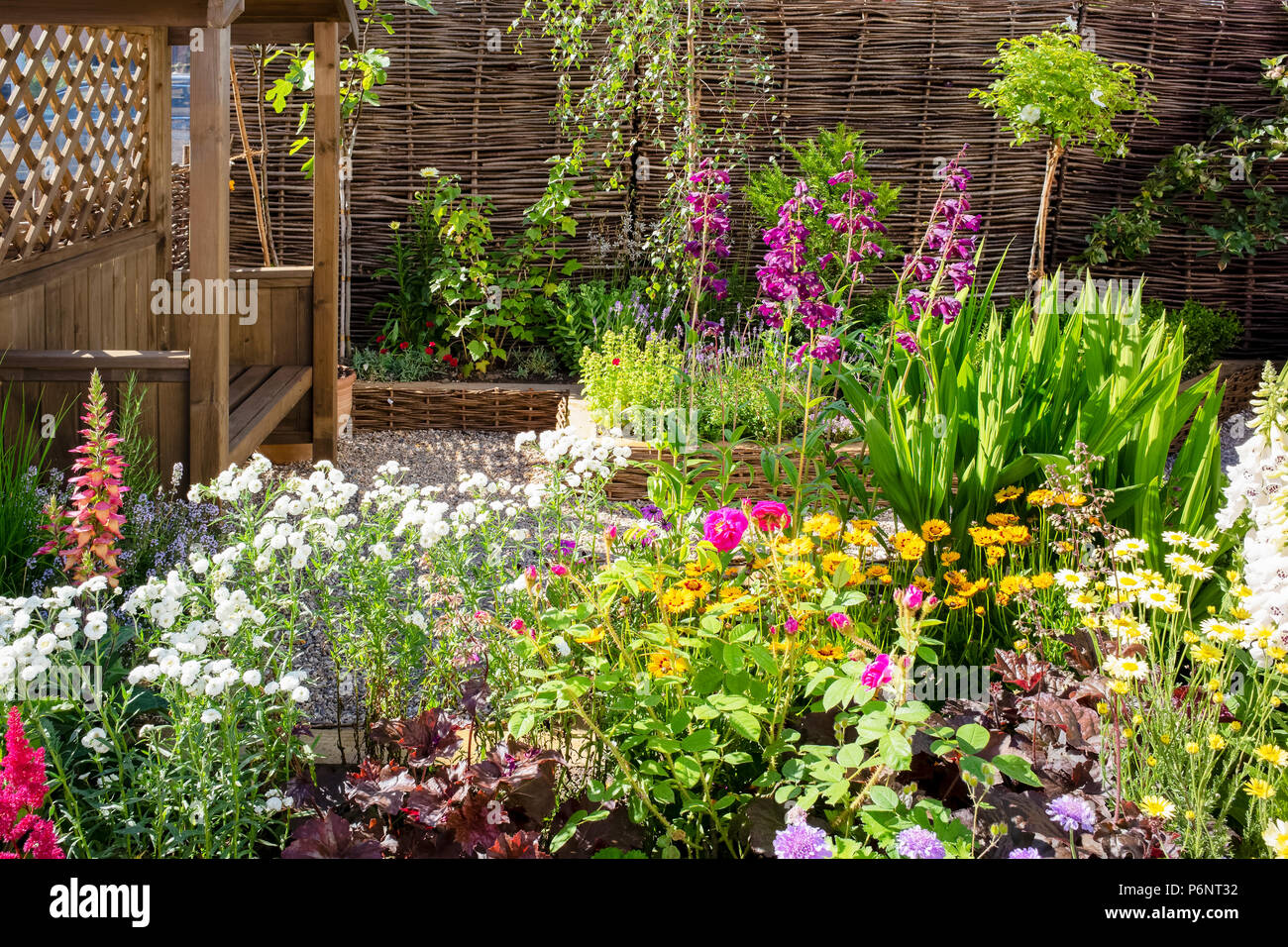 Romeo Garten, "Auge von York, York, UK Stockfoto