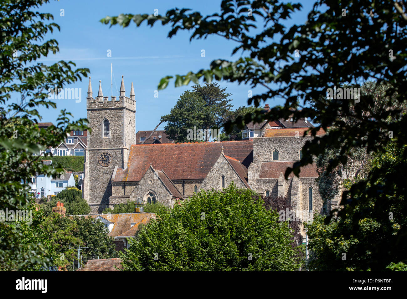 St Leonard's Church, Oak Walk, Hythe, Kent. Stockfoto