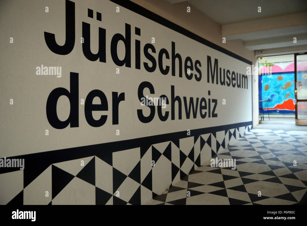 Das Jüdische Museum der Schweiz. Basel. Stockfoto