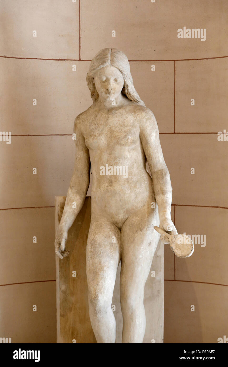 Petit Palais Museum, Paris, Frankreich. Jules Dalou, La VŽritŽ (die Wahrheit), 1900-1901, Gips. Stockfoto