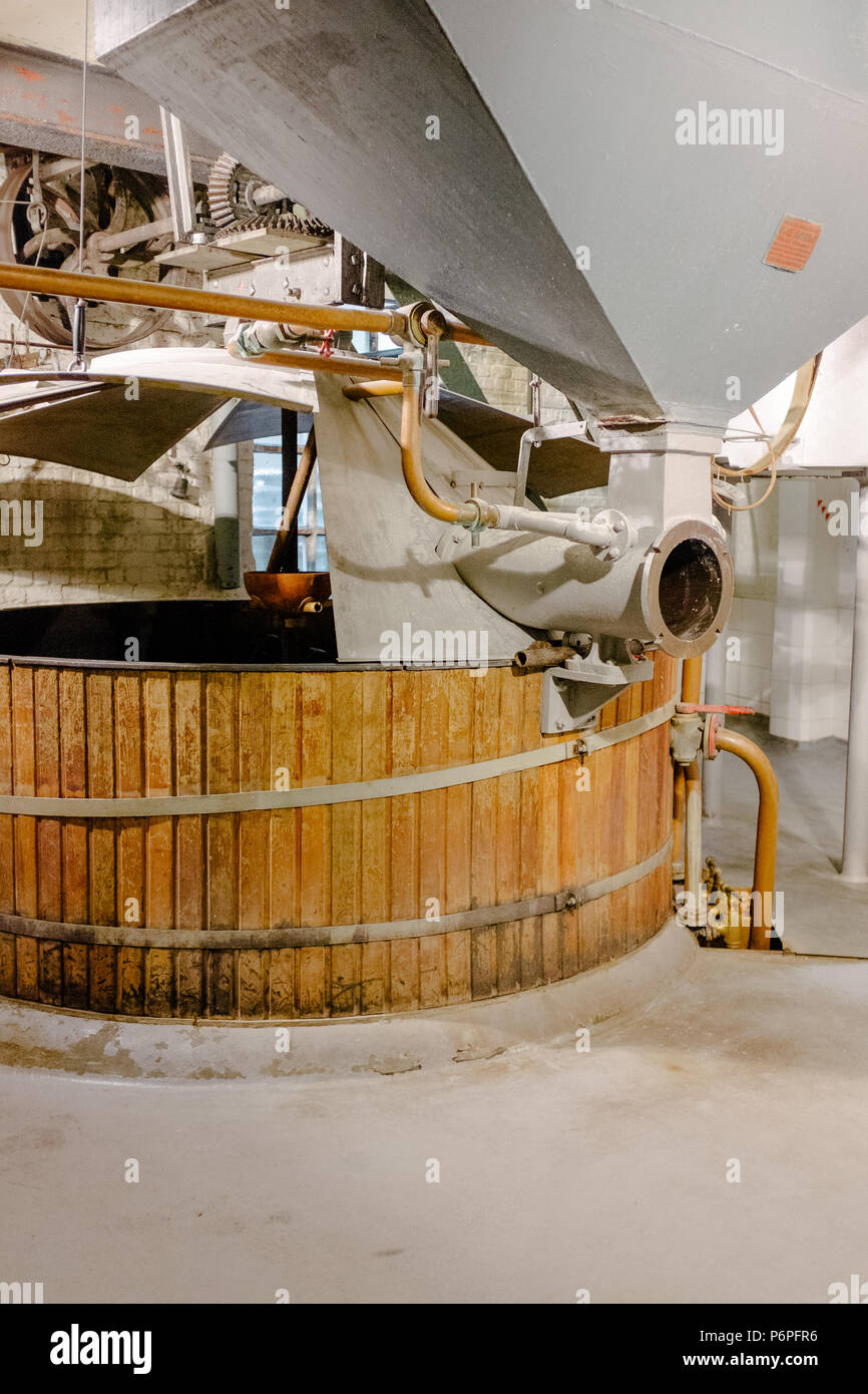 Brasserie Cantillon traditionellen Brauerei produziert Lambic in Brüssel Stockfoto