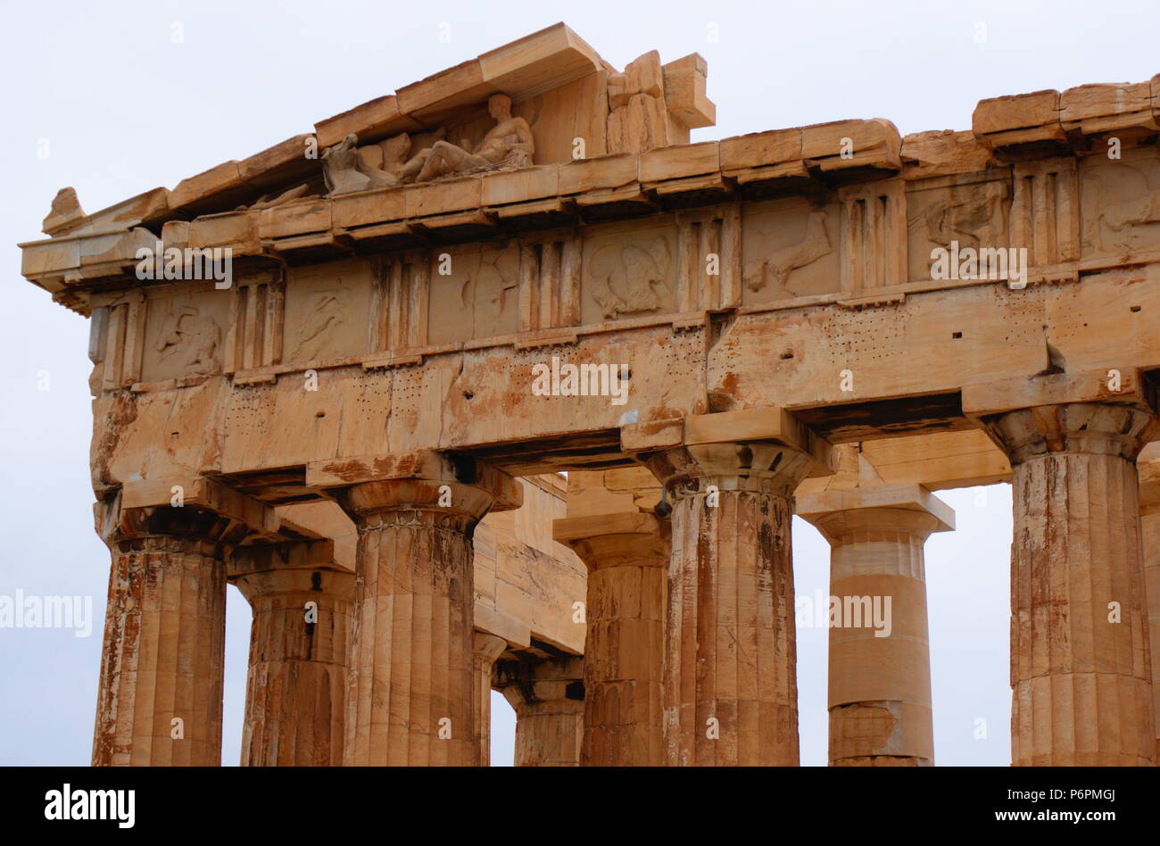 Akropolis Partheon Griechischer Tempel Akropolis Atena Grecia Stockfotografie Alamy