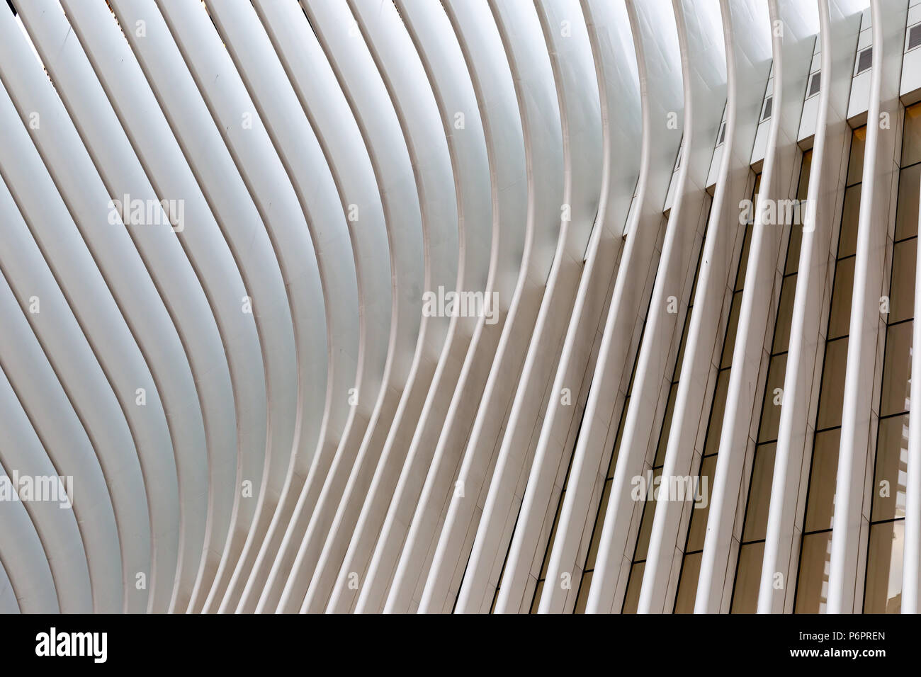 New York City/USA - 20.Juni 2018: Oculus im Finanzviertel von Manhattan in New York City Stockfoto