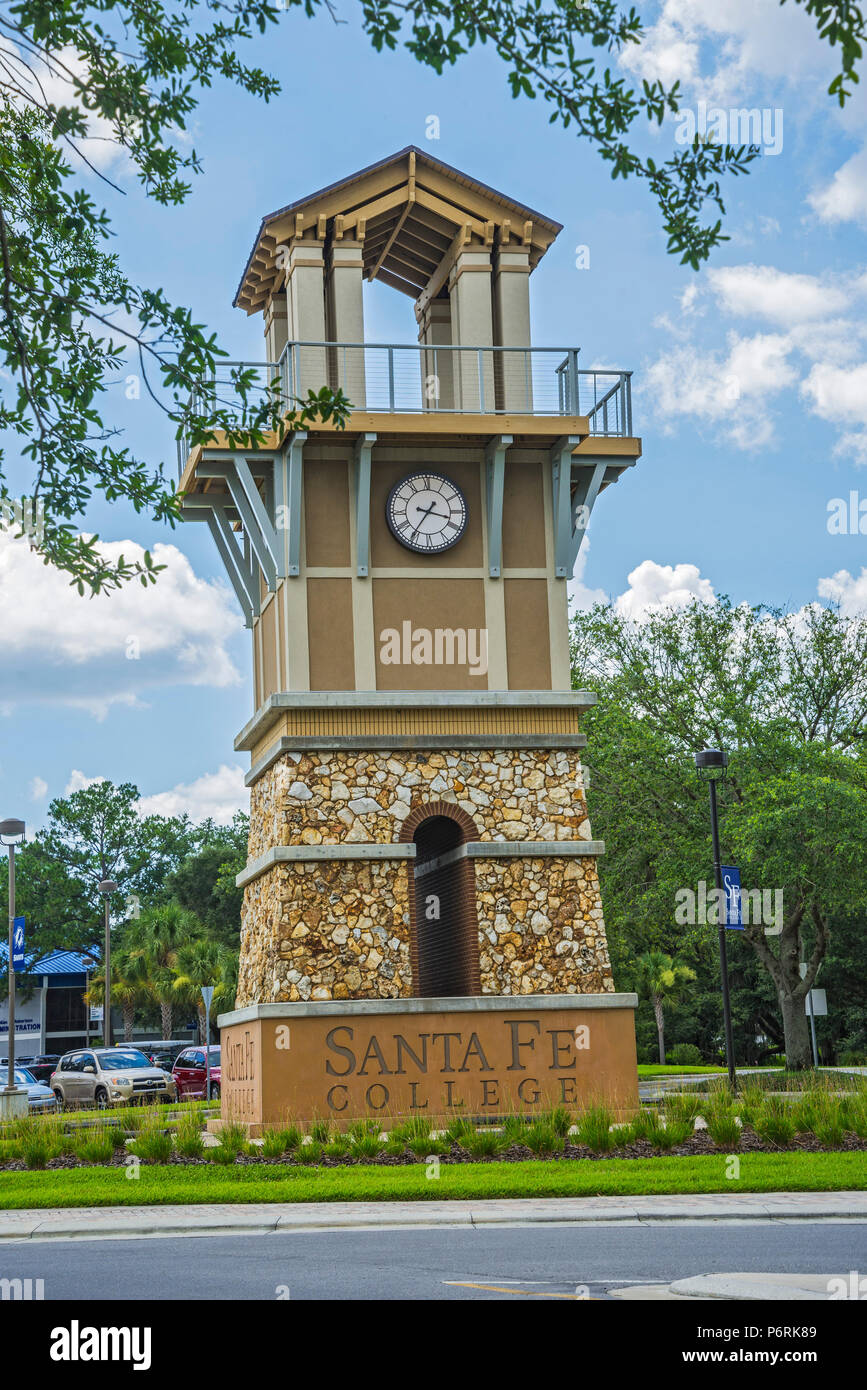 Santa Fe College, Gainesville, Florida, ist ein ehemaliger Volkshochschule bietet nun wählen Sie vier Jahre Grad. Stockfoto