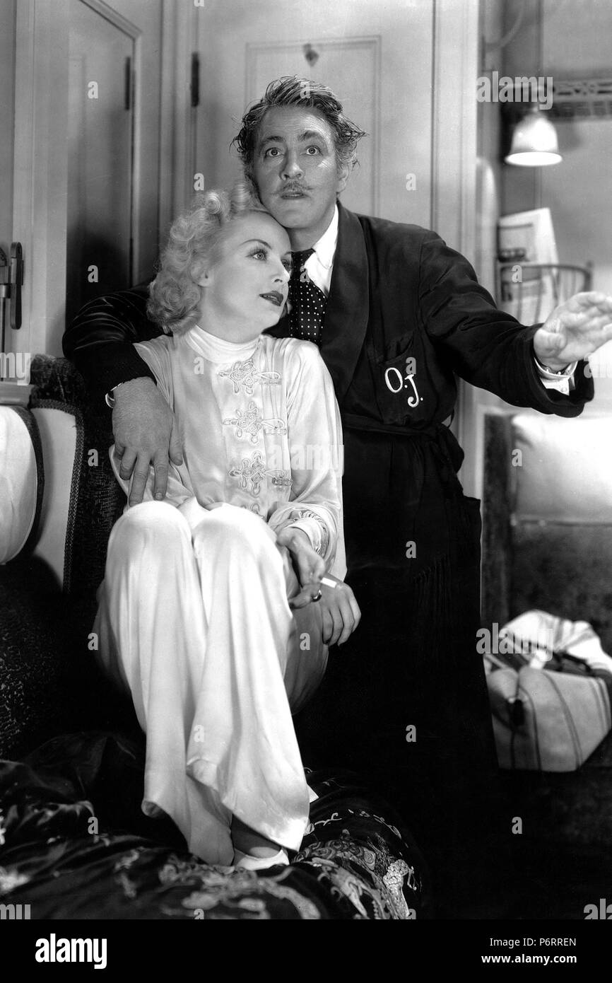 Jahrhunderts Jahr: 1934 USA Regie: Howard Hawks Carole Lombard, John Barrymore Stockfoto