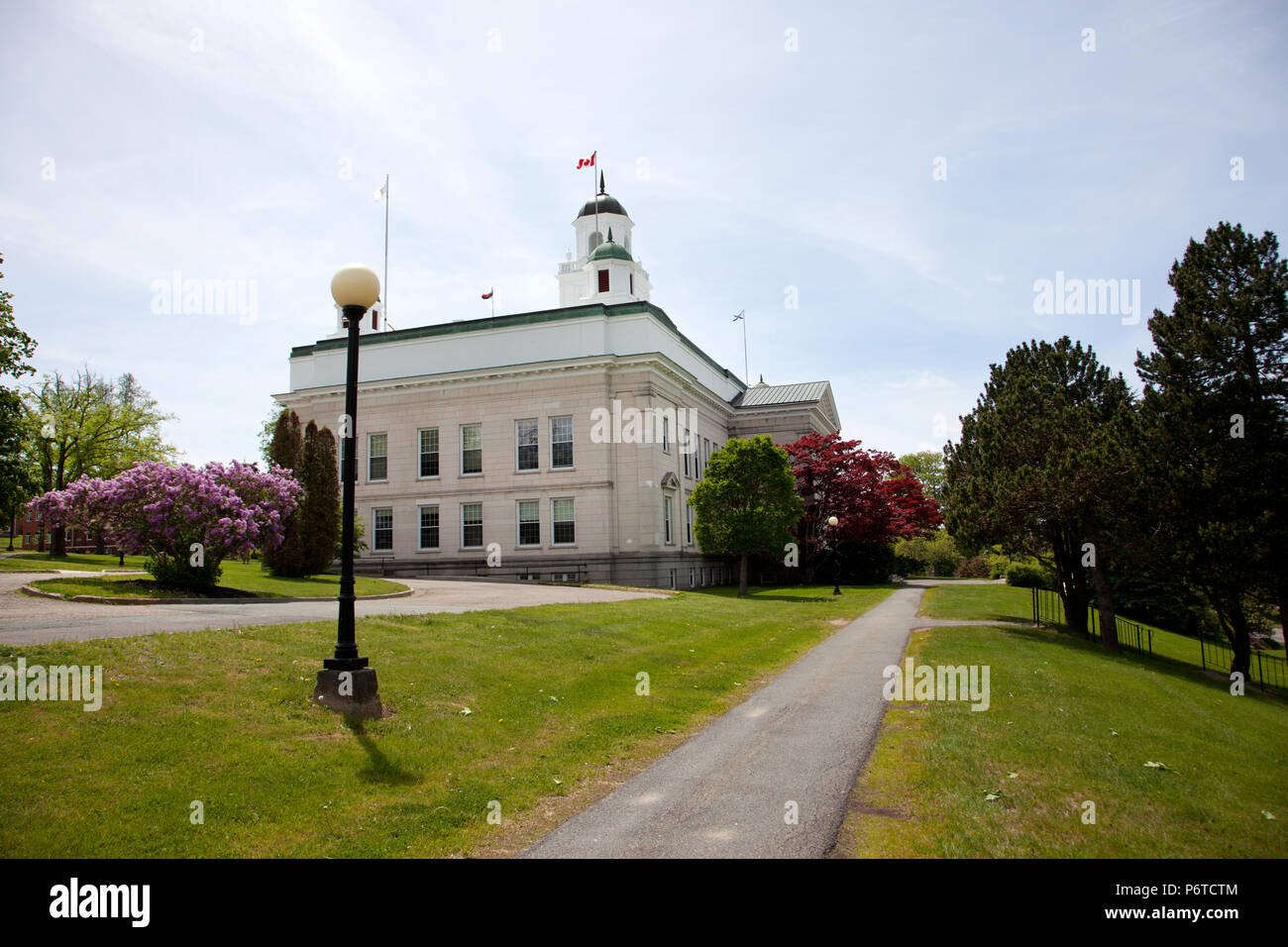 Juni 3, 2018 - Wolfville, Nova Scotia: Universität Halle auf der Acadia University Campus Stockfoto