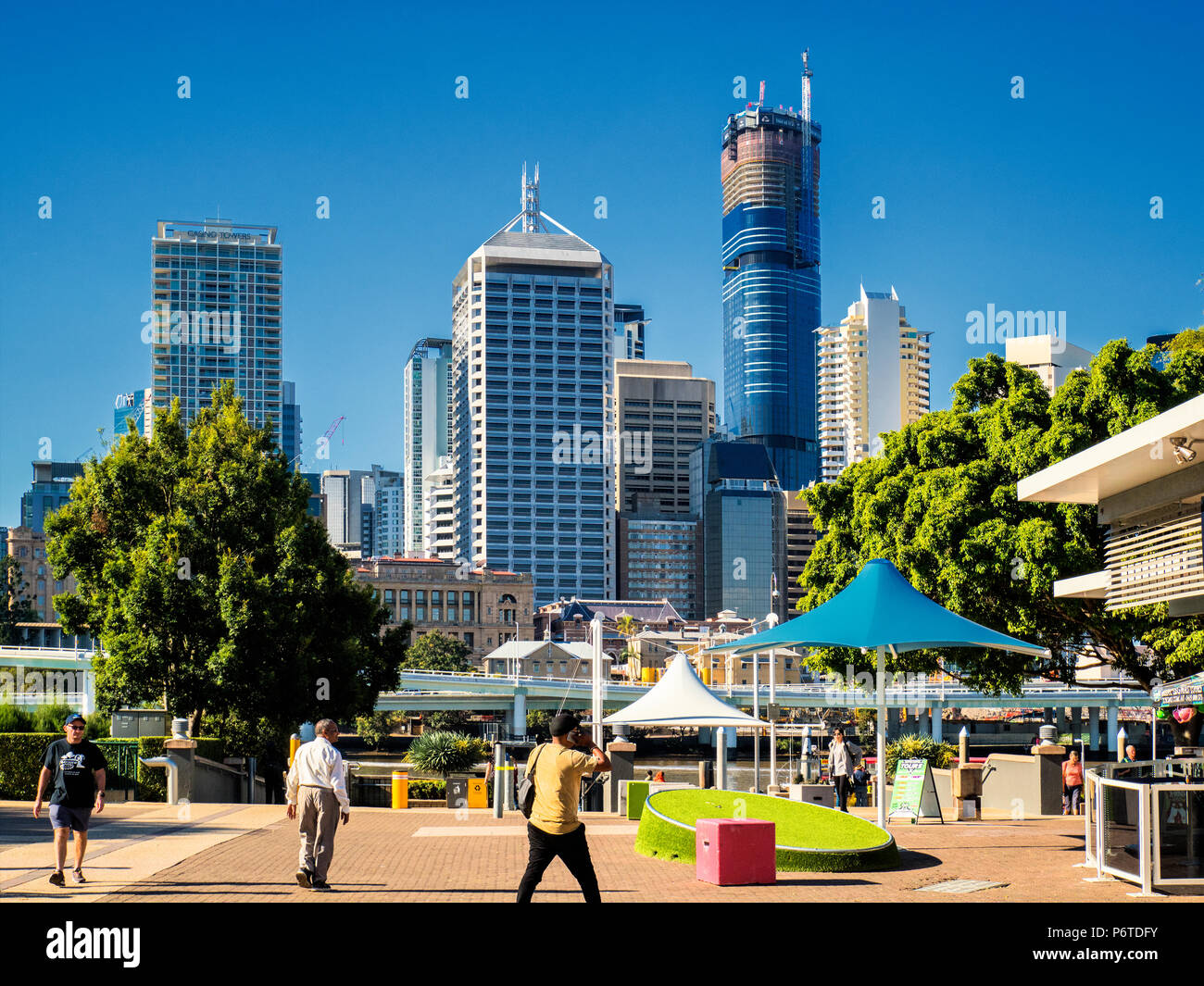 Brisbane City Bilder Stockfoto