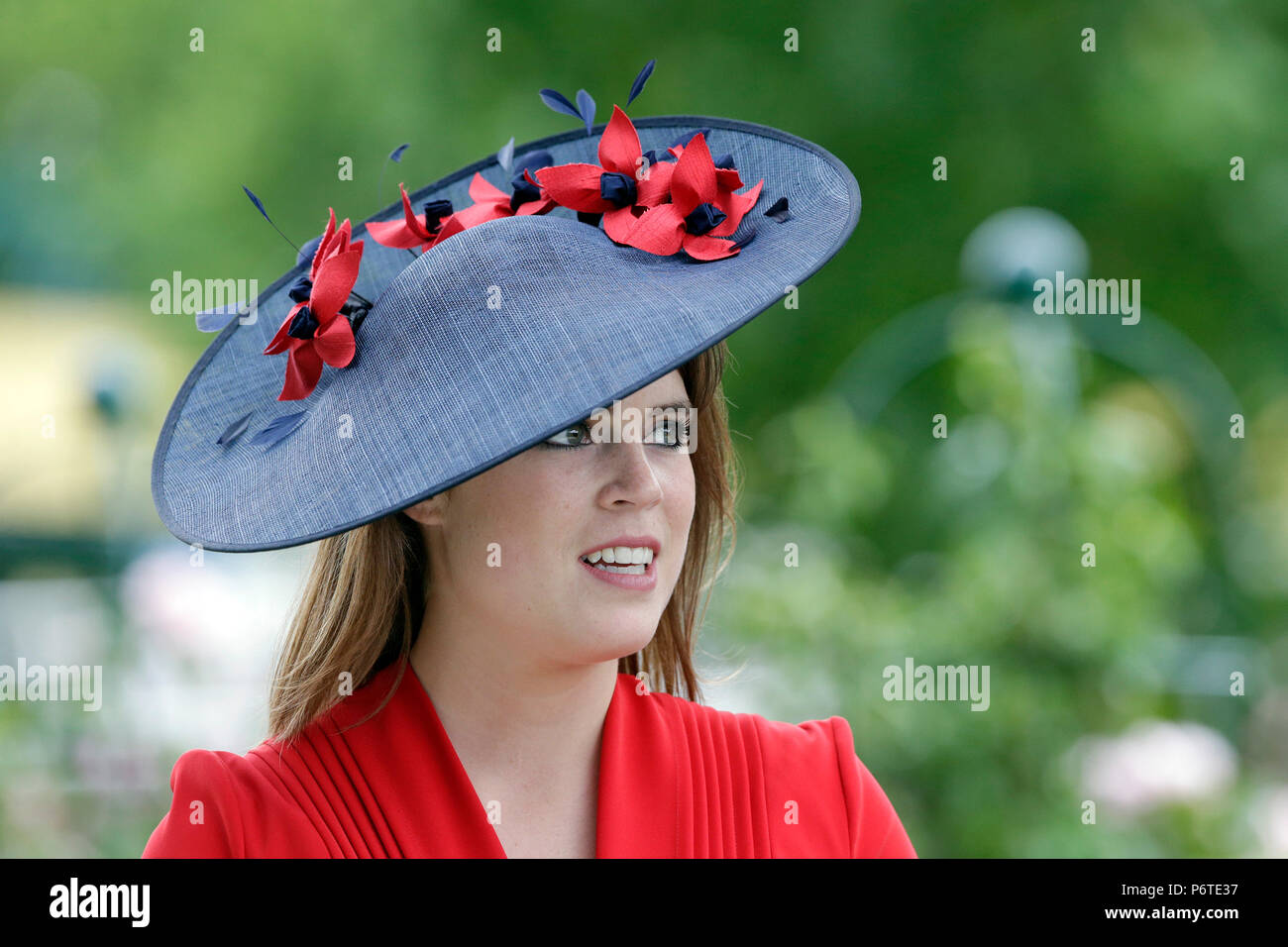 Royal Ascot, Porträt von Prinzessin Eugenie Stockfoto