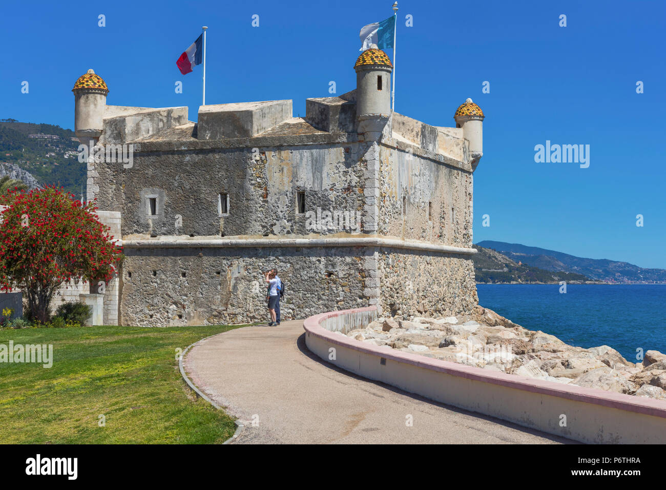 Musée Jean Cocteau Bastion, Menton, Alpes-Maritimes Abteilung, Provence-Alpes-Cote d ' Azur, Côte d ' Azur, Frankreich Stockfoto