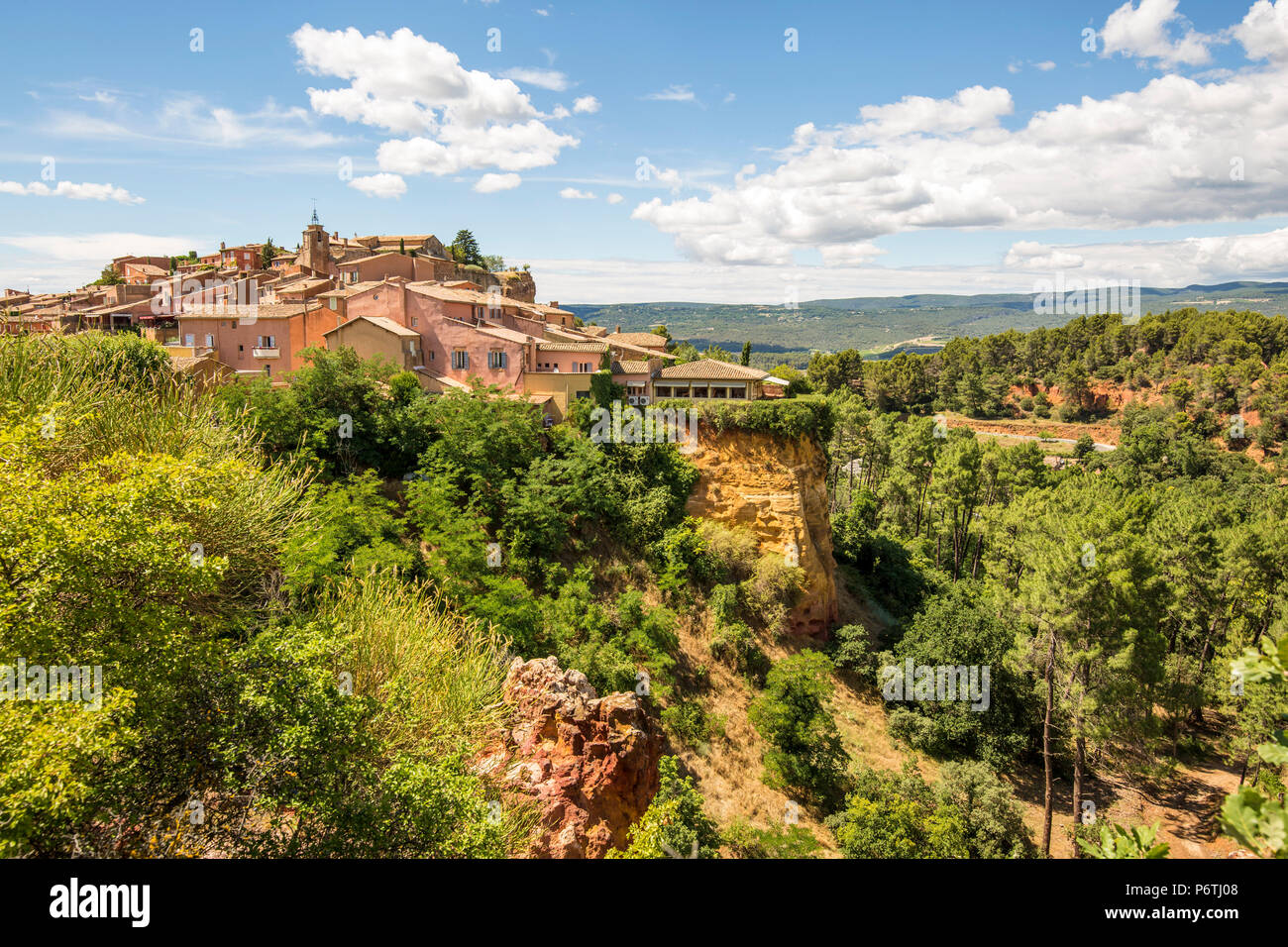 Roussillon, Provence, Frankreich. Stockfoto