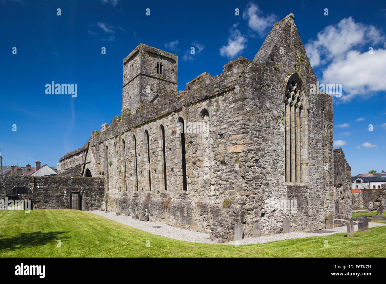 Sligo Abbey, 15. Jahrhundert, Sligo, County Sligo, Irland Stockfoto