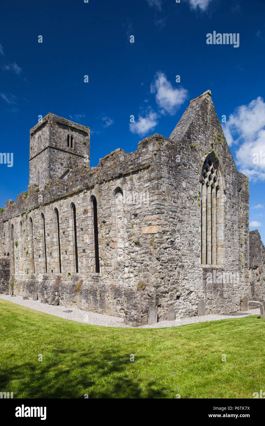 Sligo Abbey, 15. Jahrhundert, Sligo, County Sligo, Irland Stockfoto