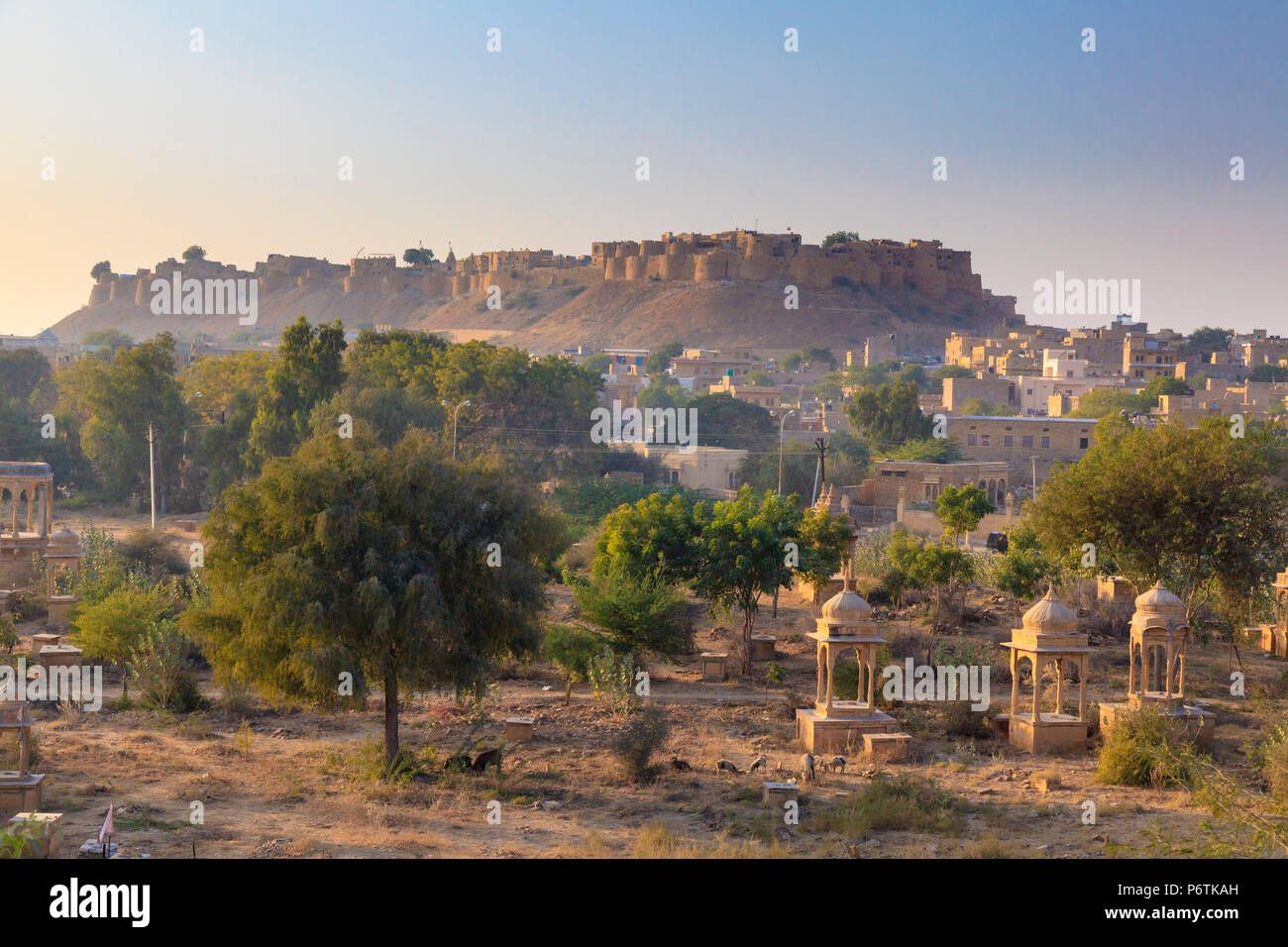 Indien, Rajasthan, Jaisalmer, Jaisalmer Fort Stockfoto