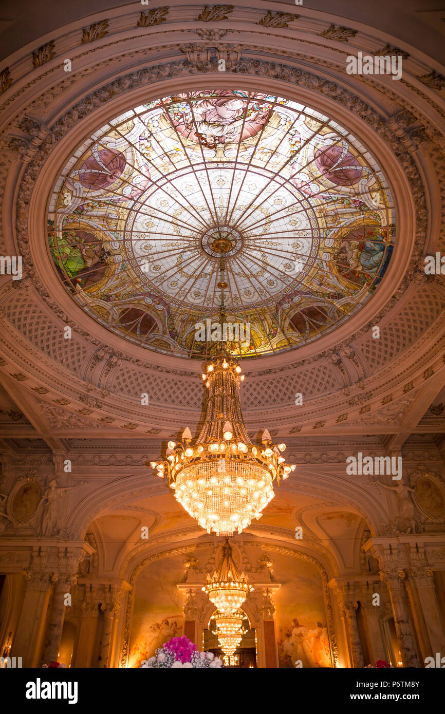 Renaissance luxuriösen Hochzeitsempfang Zimmer Stockfoto