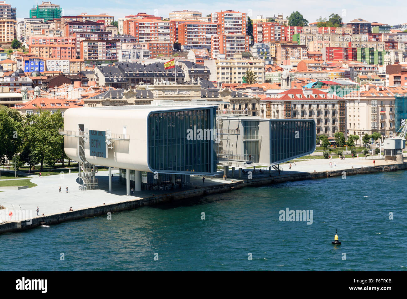 Das Centro Botin Gebäude über Santander waterfront Spanien Stockfoto