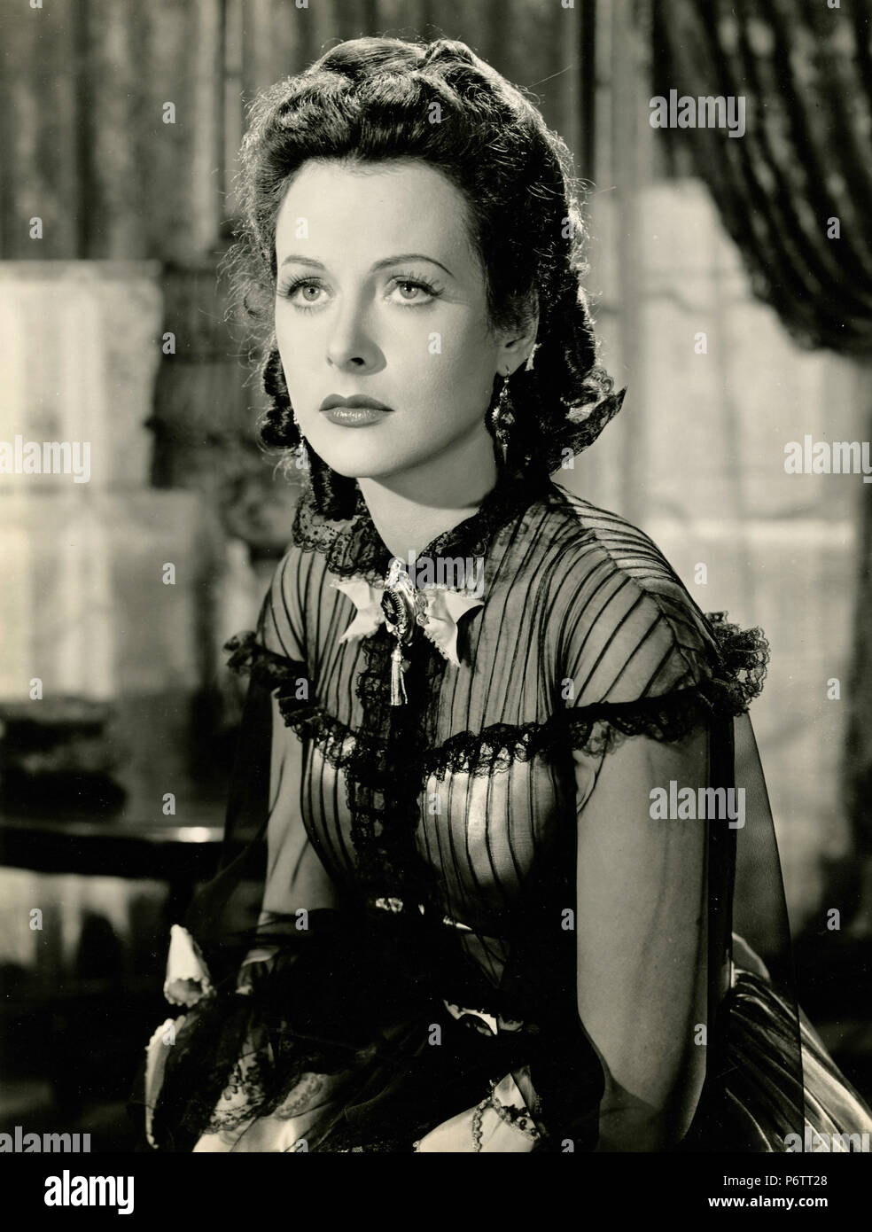 Österreichisch-amerikanischen Schauspielerin Hedy Lamarr, 1940er Jahre Stockfoto