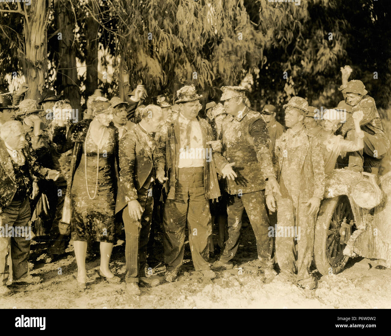 Stan Laurel und Oliver Hardy in dem Film Die hoose - Gow, 1929 Stockfoto
