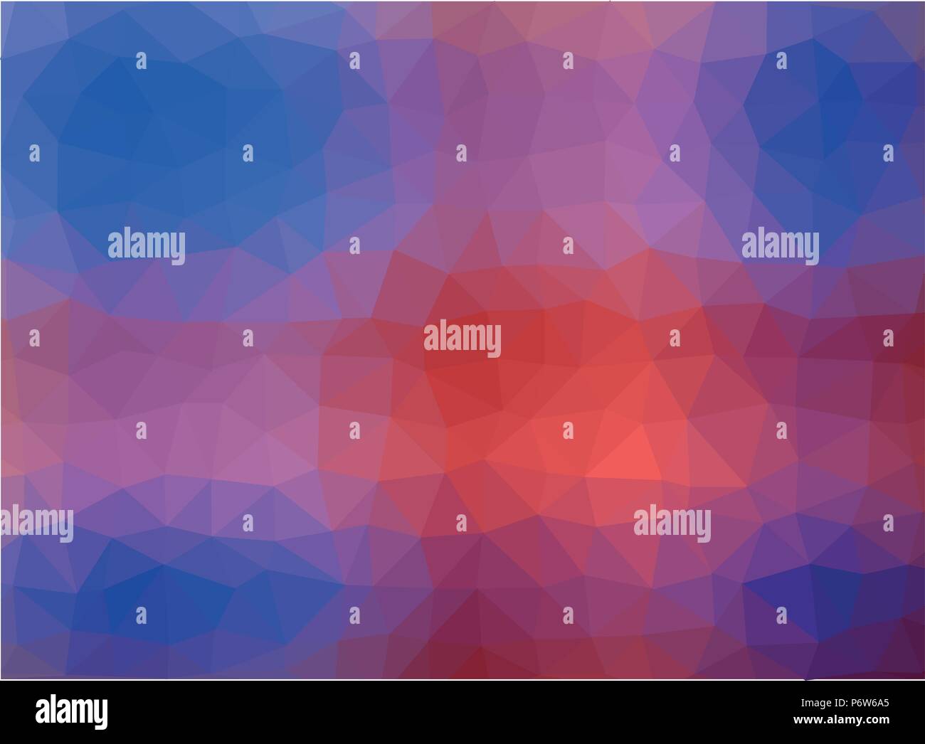 Zusammenfassung Hintergrund blau rot Farbe trianglify Shape-Vector Illustration. Stock Vektor