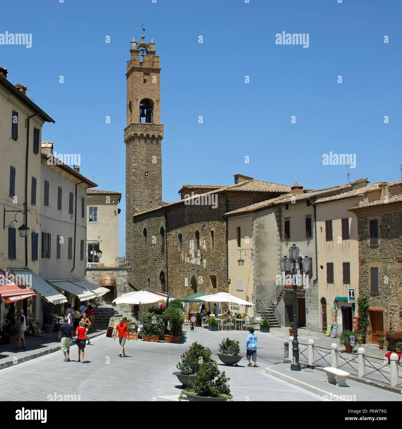 Blick auf Siena, Toskana - Italien Stockfoto