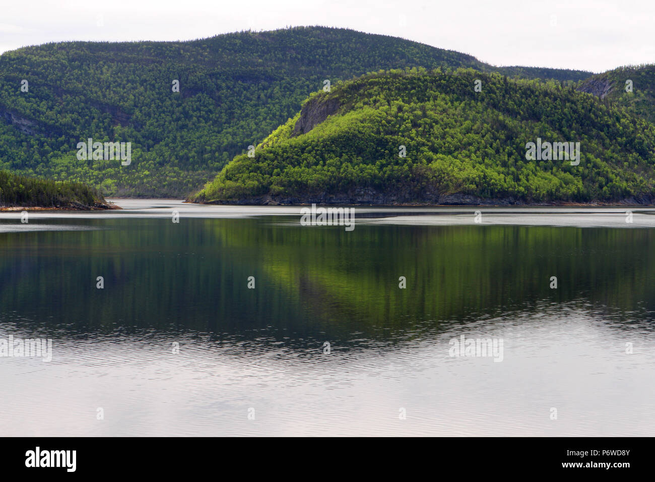 Reisen Labrador, Kanada. Landschaft scenics entlang Labrador Coastal Drive 510 N, Trans Labrador Highway, Neufundland, Labrador, Kanada Stockfoto