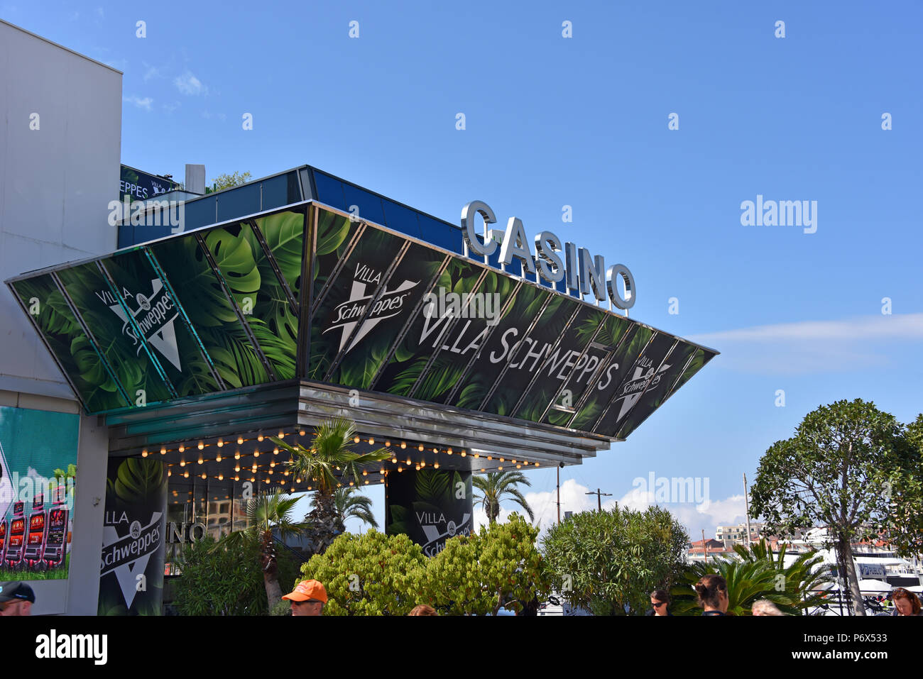 Cannes, Frankreich - 11. Mai 2018: Casino im Palais des Festivals (Palais des Festivals) auf dem Boulevard de la Croisette Stockfoto