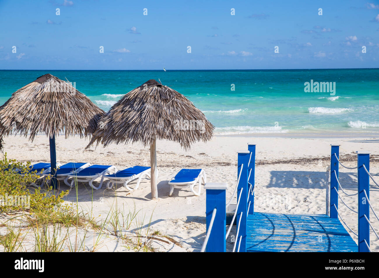 Kuba, Jardines del Rey, Cayo Guillermo, Playa Pilar Stockfoto