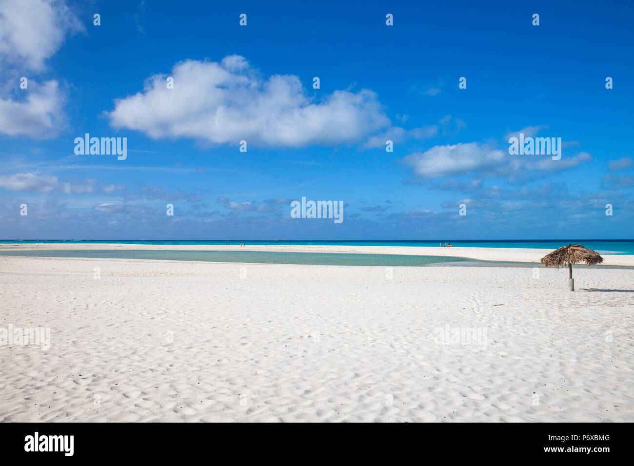 Kuba, der Isla de la Juventud, Cayo Largo de Sur, Playa Paraiso Stockfoto