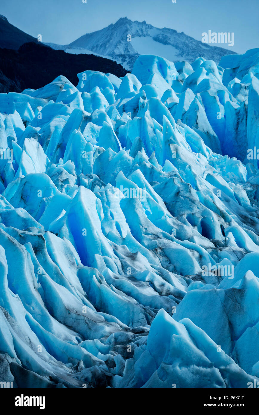 Südamerika, Patagonien, Chile, Torres del Paine Nationalpark, Grey Gletscher Stockfoto Südamerika, Patagonien, Chile, Torres del Paine Nationalpark, Grey Gletscher Stockfoto