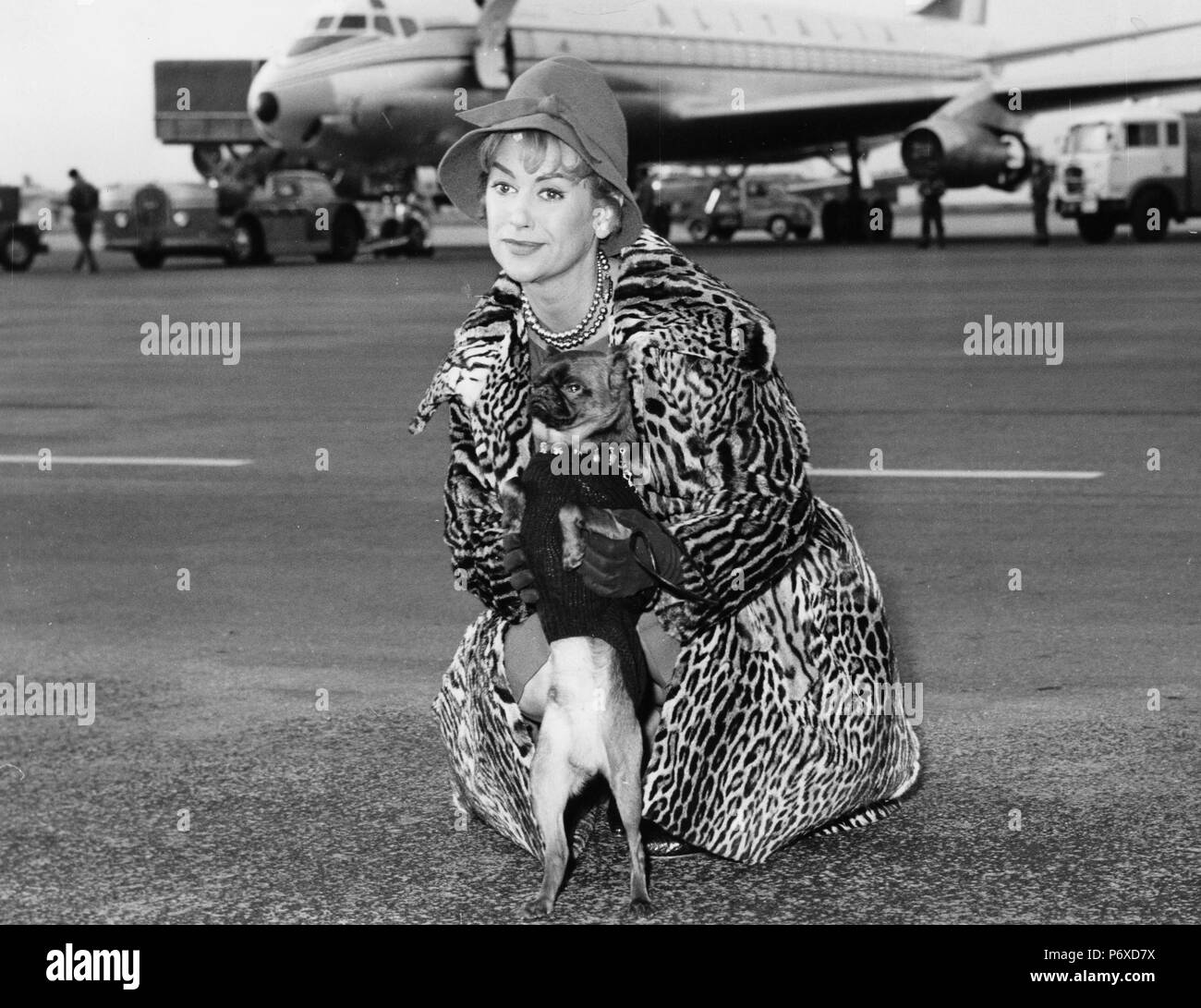 Martine Carol, Rom 60 s Stockfoto