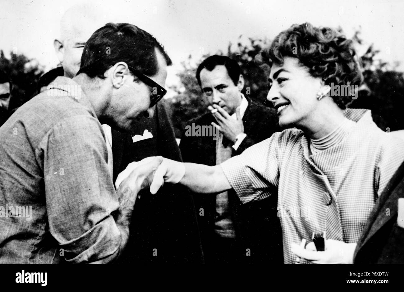 Joan Crawford, Luis Miguel dominguin, Madrid, 1962 Stockfoto