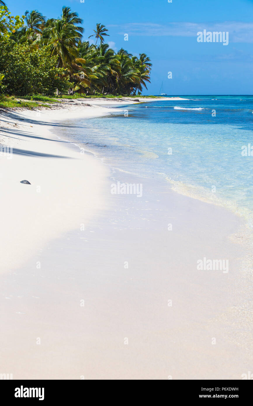 Dominikanische Republik, Punta Cana, Parque Nacional del Este, Saona, Catuano Strand Stockfoto