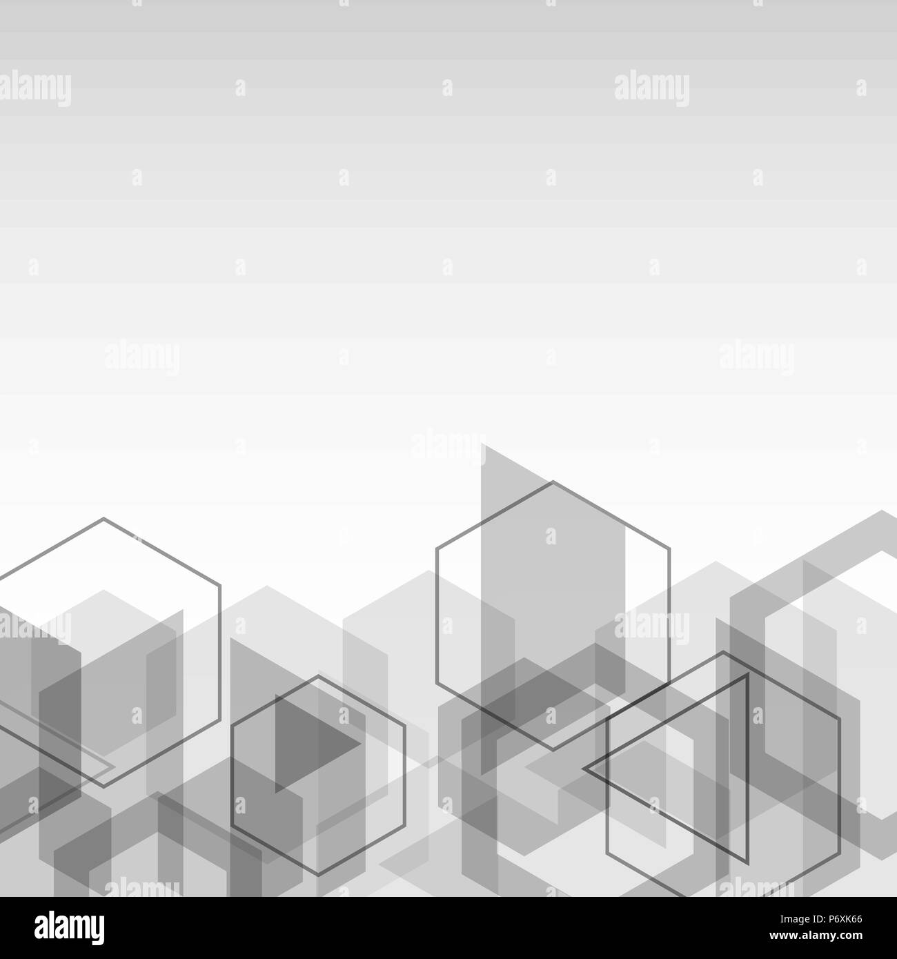 Zusammenfassung Hintergrund mit grauen Würfel geometrische Form, Vektor Stock Vektor