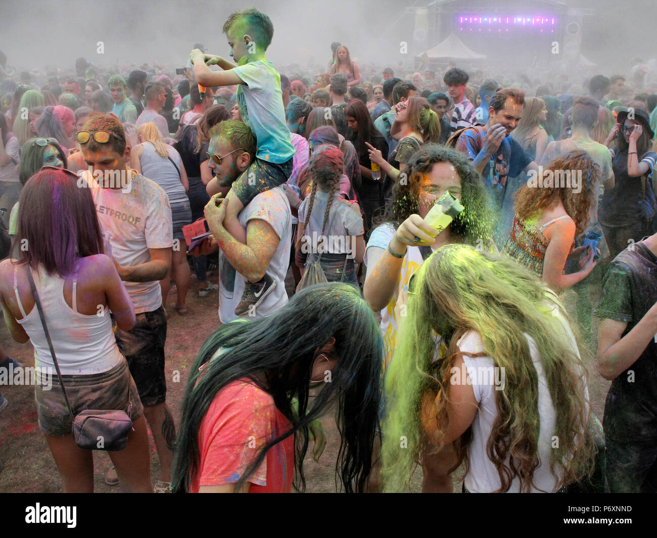 Bei Farbe Festival in Krakau, Polen Stockfoto