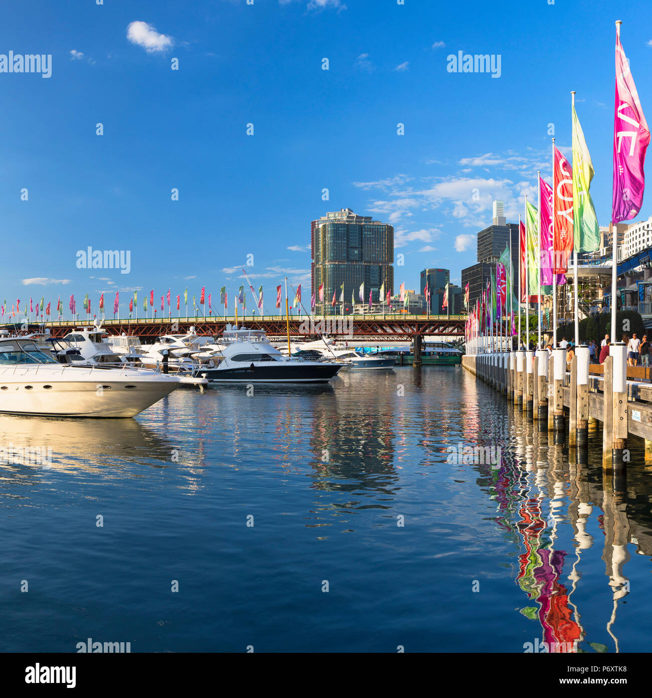 Darling Harbour, Sydney, New South Wales, Australien Stockfoto